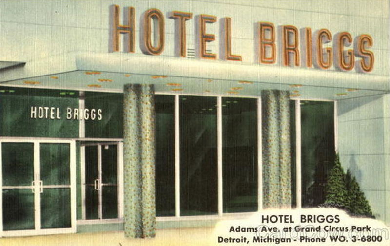 Hotel Briggs - Vintage Postcard